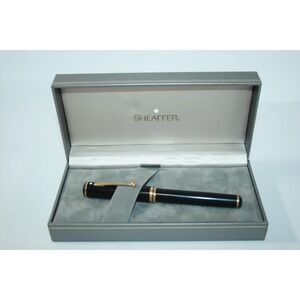 Vintage Sheaffer White Dot‎ Black 18K 750 NiB Connaisseur Fountain Pen W/ Box